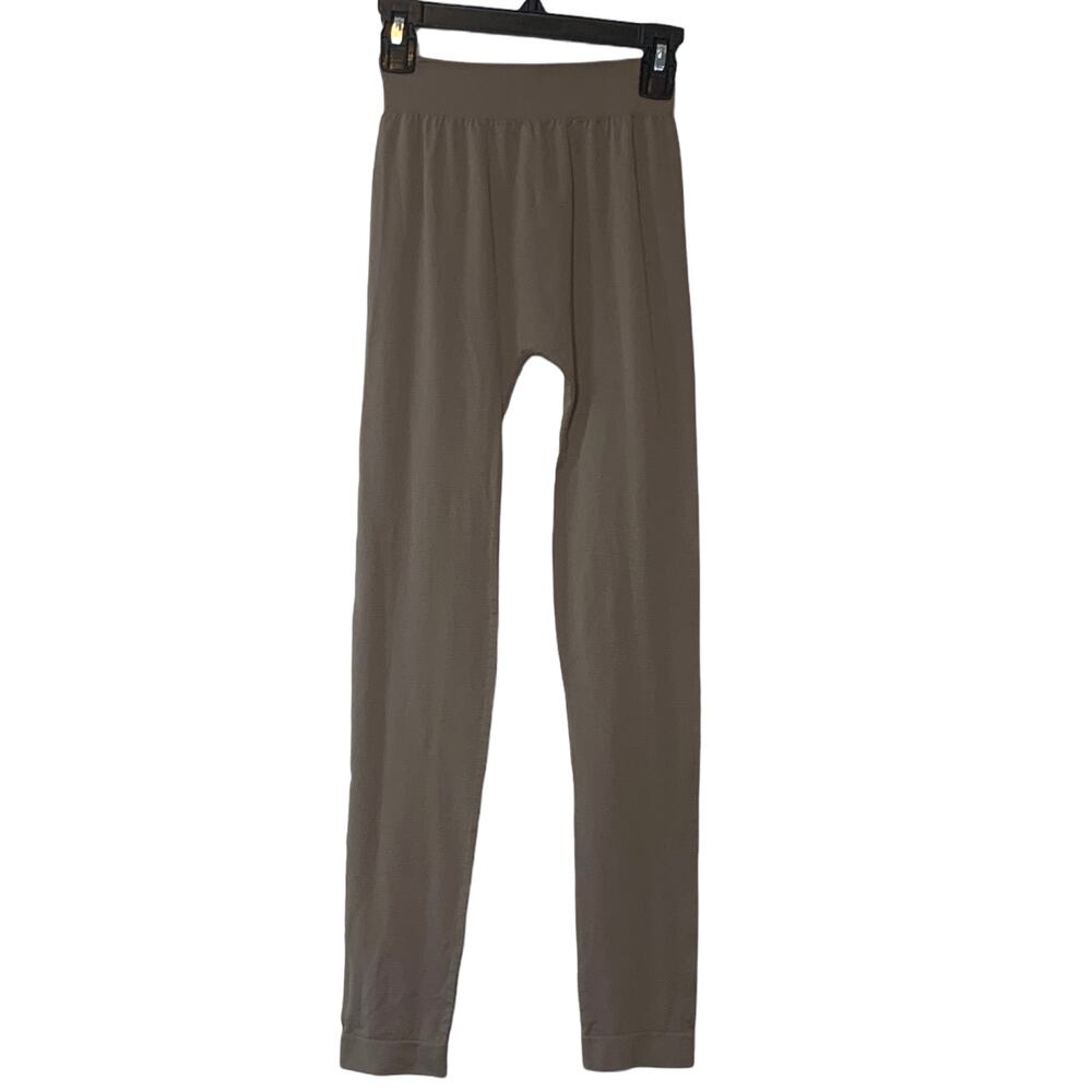 Fuss Perfect Collection beige brown leggings one size